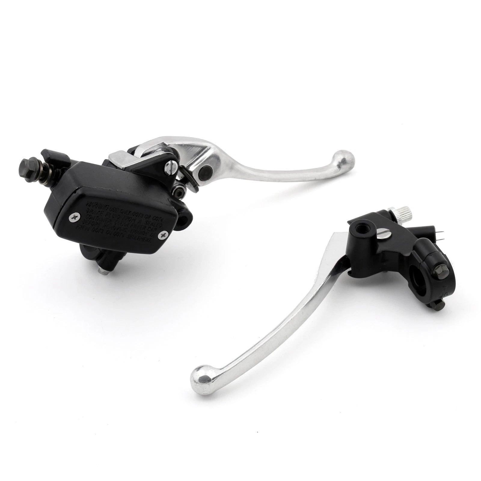 Chrome Hand Control Reservoir Brake Clutch Lever for Motorcycle (7/8")