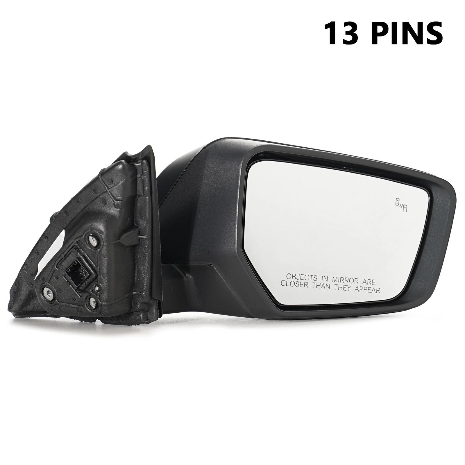Right Side Mirror for Chevy Impala (2014–2020) w/BSD, Memory, Turn Signal, 13 Pins