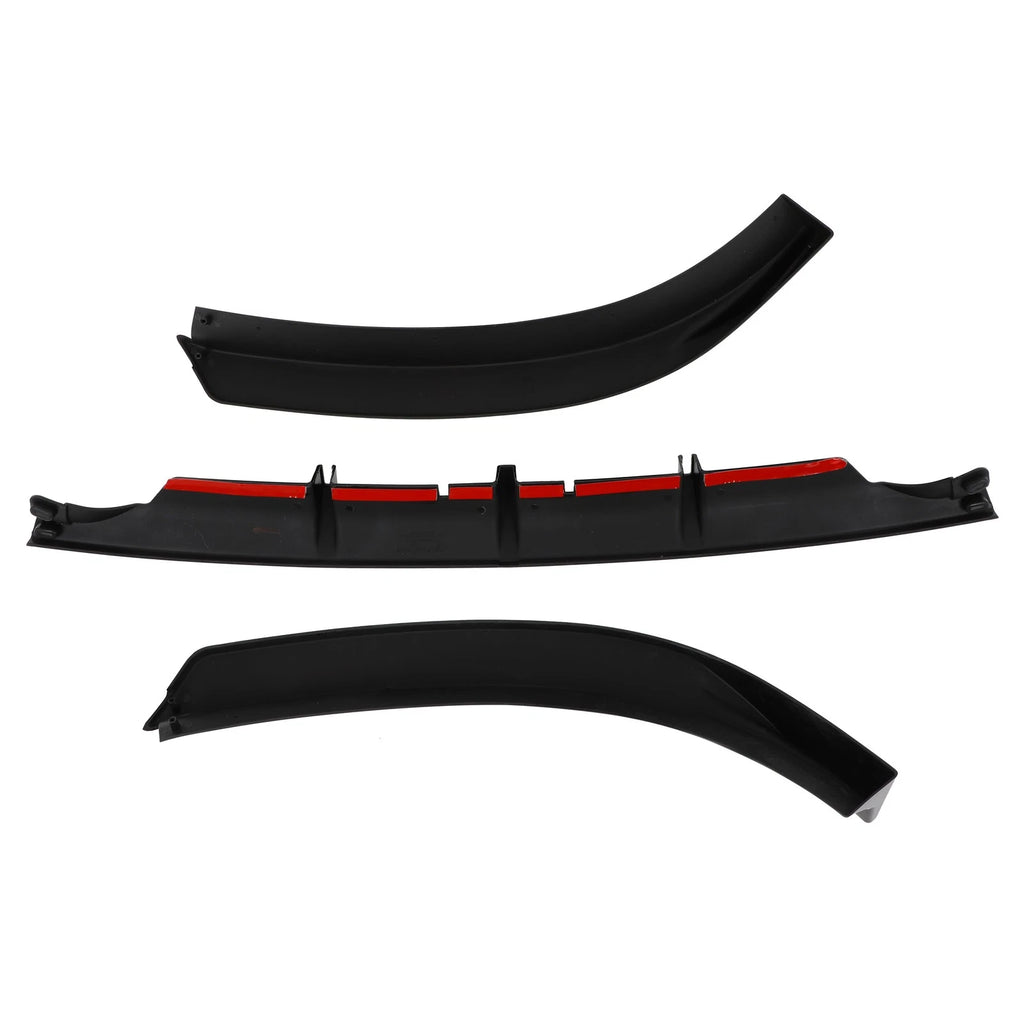 Front Lip Spoiler for Audi A4 B8 S-Line (2009–2012) - Glossy Black