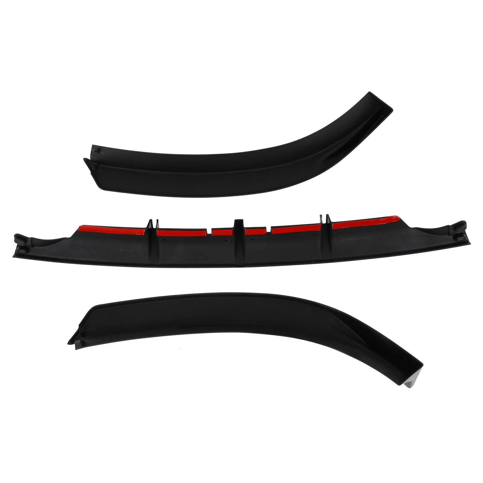 Front Lip Spoiler for Audi A4 B8 S-Line (2009–2012) - Glossy Black