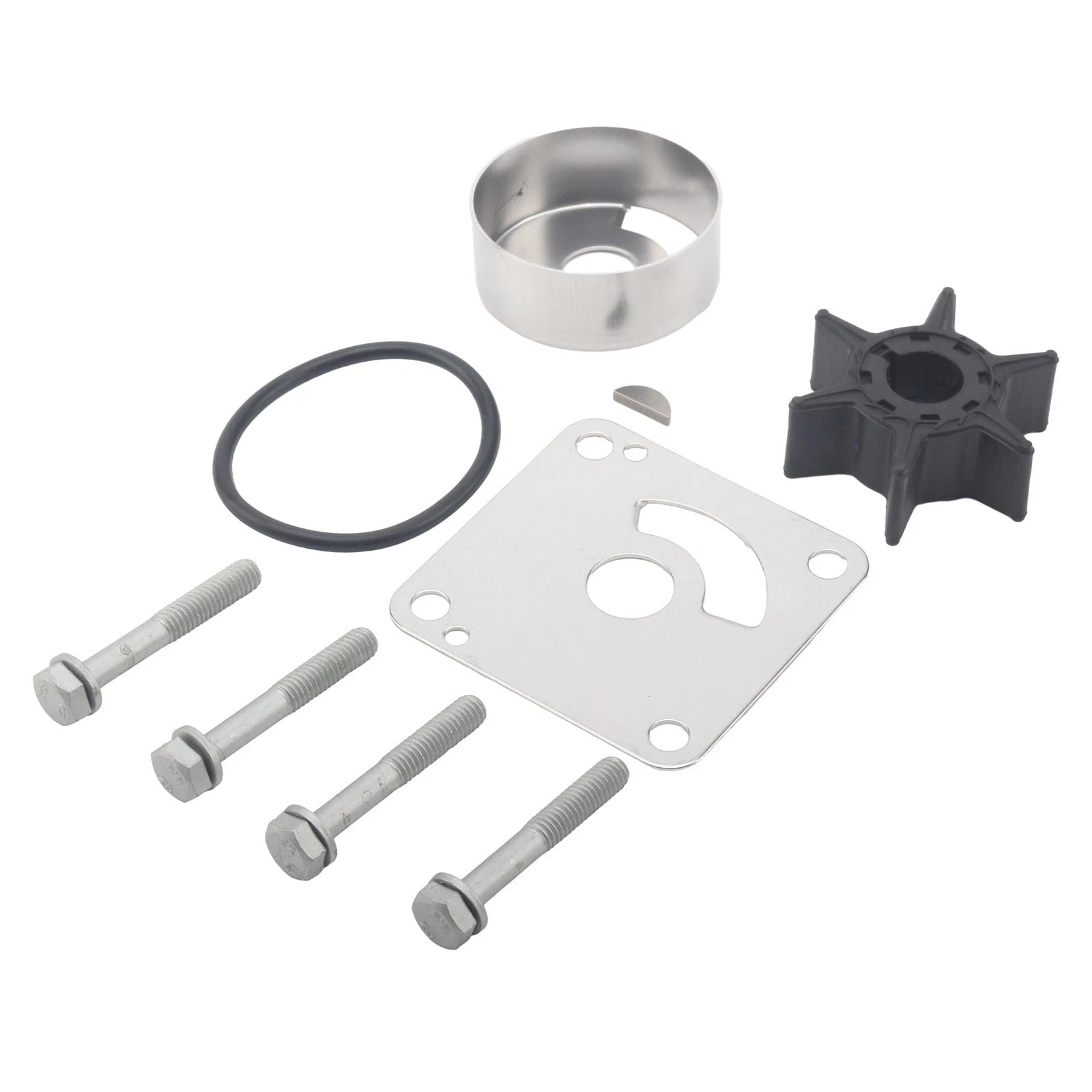 Water Pump Impeller Repair Kit for Yamaha 20HP 25HP (6L2-W0078-00, 18-3431)