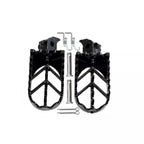 Steel Universal Folding Foot Pegs for Dirt Pit Bike Motorcycle (Universal)