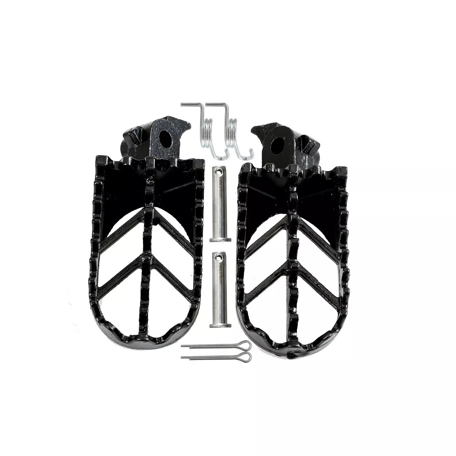 Steel Universal Folding Foot Pegs for Dirt Pit Bike Motorcycle (Universal)