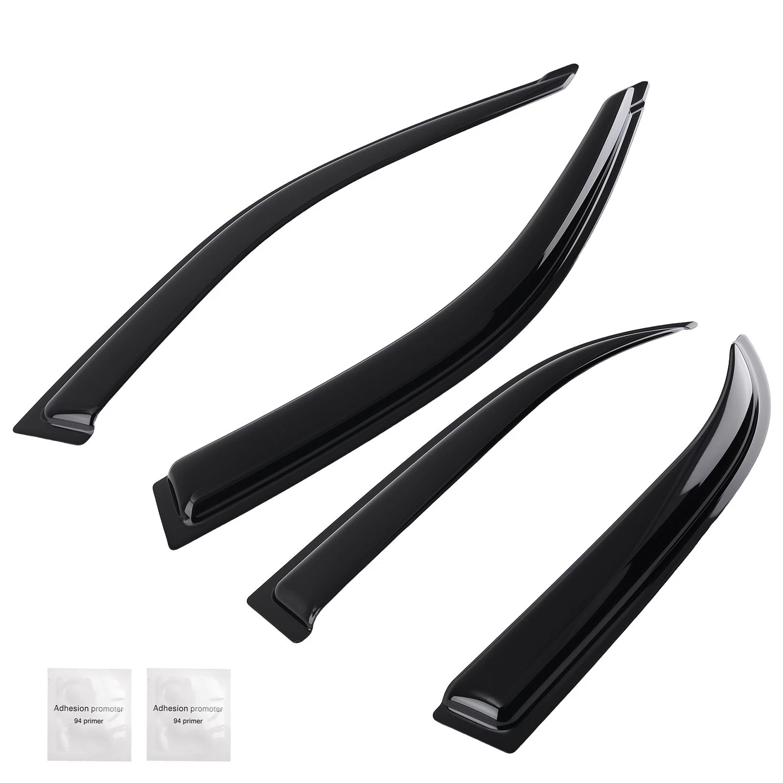 Set of 4 Rain Guard Visors for Toyota Corolla (1993–1997) 1.8mm