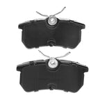 Set of 2 Rear Disc Brake Rotors & Ceramic Pads for Ford Focus (2001–2007)