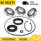 Rear Axle Brake Drum Wheel Seal Bearing Kit for Honda Recon 250 TRX250 (1997–2022)
