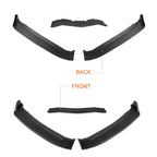 ST-Style Matte Black Front Bumper Body Kit Spoiler Lip for Chevy Corvette (2014–2019)