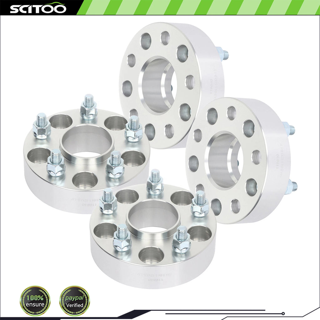 4X 5x4.5 1.5" Wheel Spacers 12x1.5 for Acura TSX TL Honda Accord Civic (2004–2014)
