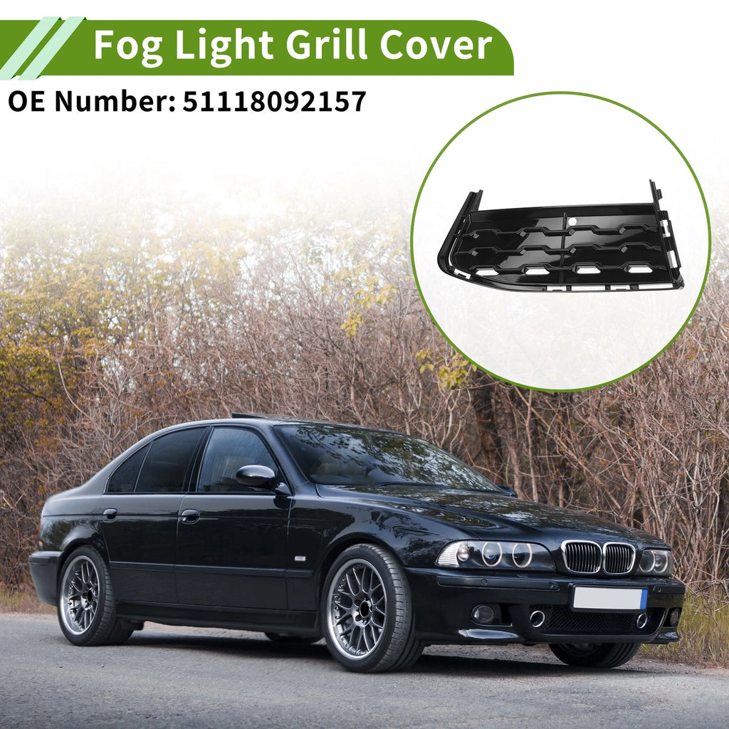 1 Pc Fog Light Grill for BMW 7 Series (2015–2020) No. 51118092157 Black