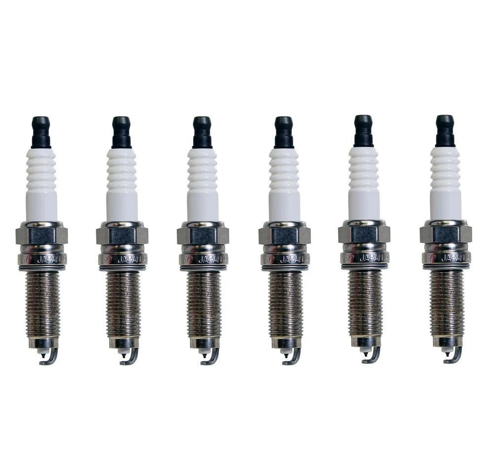 Set of 6 Iridium Long Life Spark Plugs for Honda Hyundai VW Chrysler (N/A)