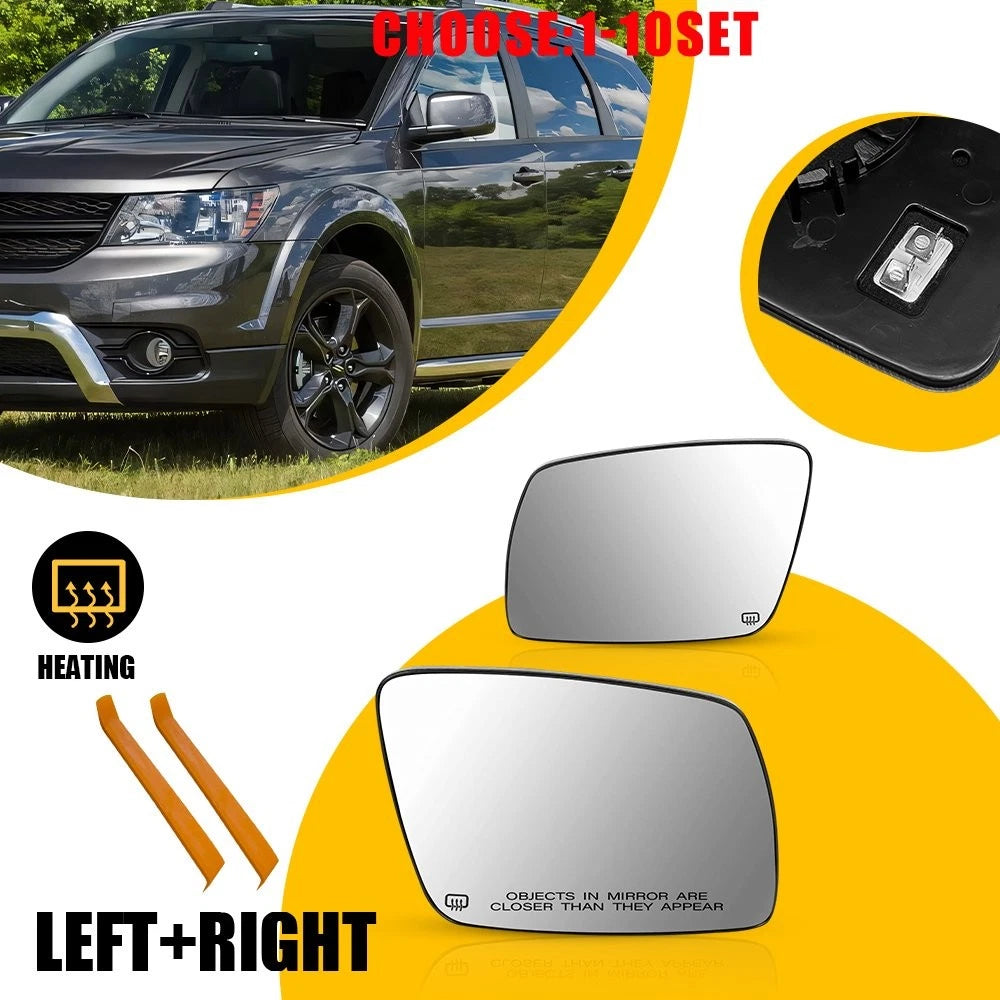 Heated Mirror Glass Set for Dodge Journey (2009–2020) 68045691AA 68045690AA