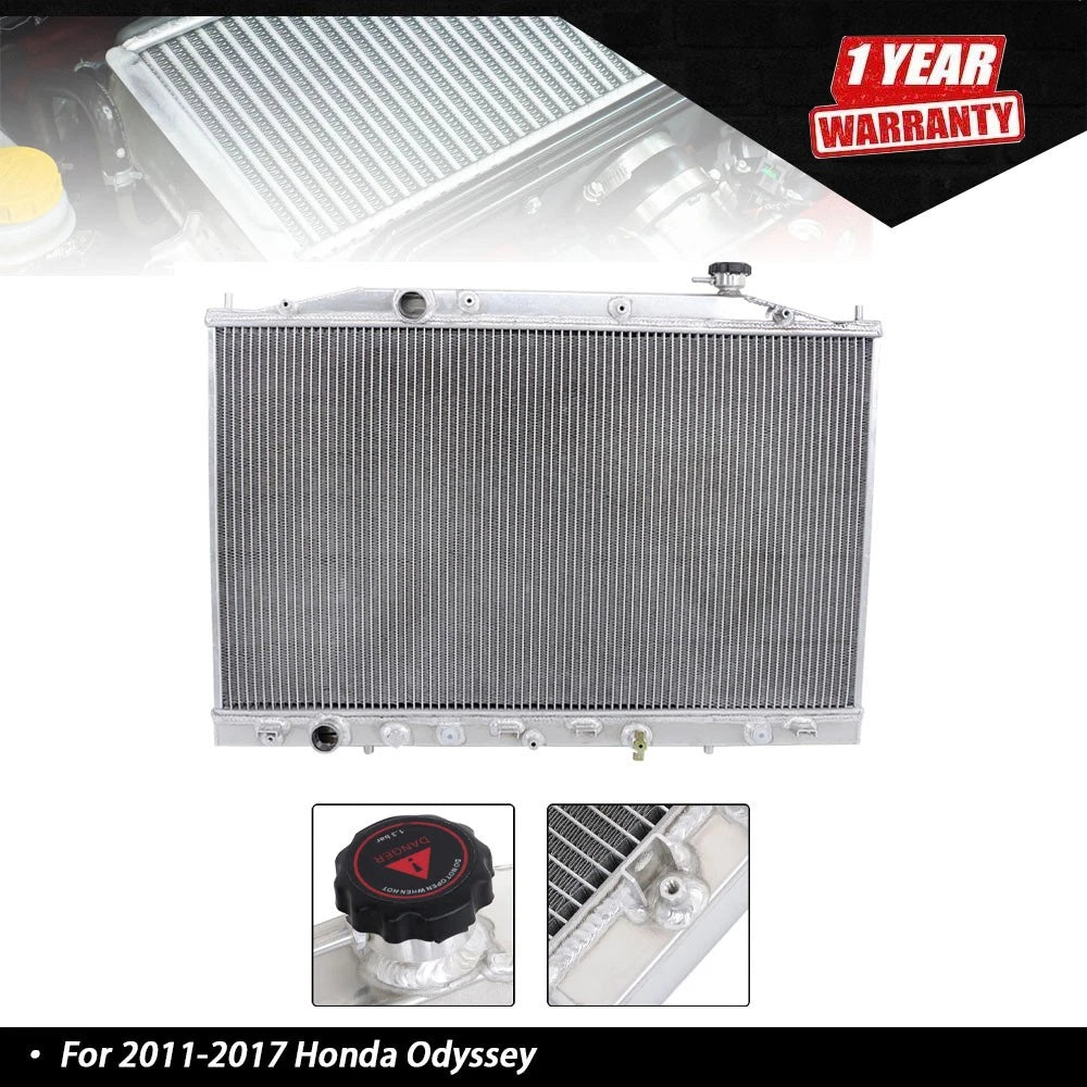3-Row Aluminum Radiator for Honda Odyssey (2011â2017)