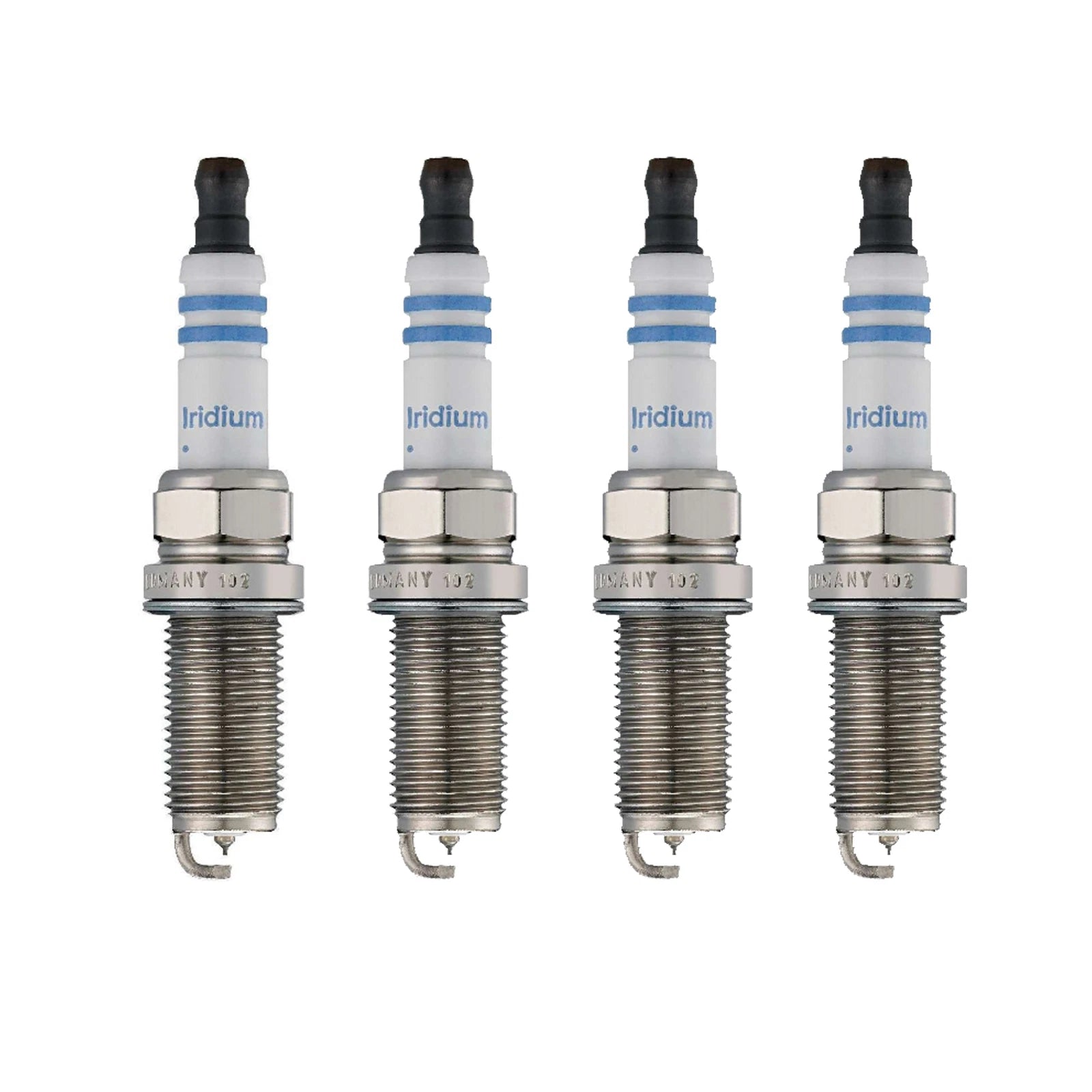 Set of 4 Bosch 9613 Double Iridium Spark Plugs for Lexus Subaru Suzuki Toyota