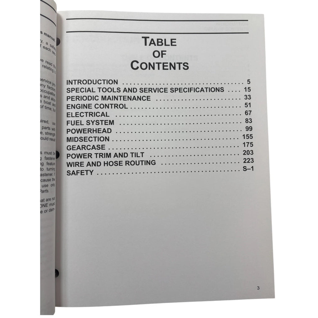Service Manual for Evinrude Johnson 30 HP SO 4 Stroke (2005) 5005992