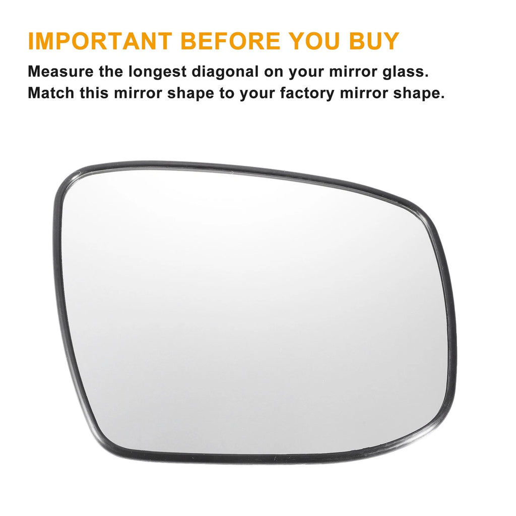 Pair Mirror Glass for Honda Jazz Fit (Non-heated) 634149182176