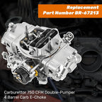 750CFM Carburetor for Holley Quick Fuel 4150 (Double-Pumper, E-Choke)