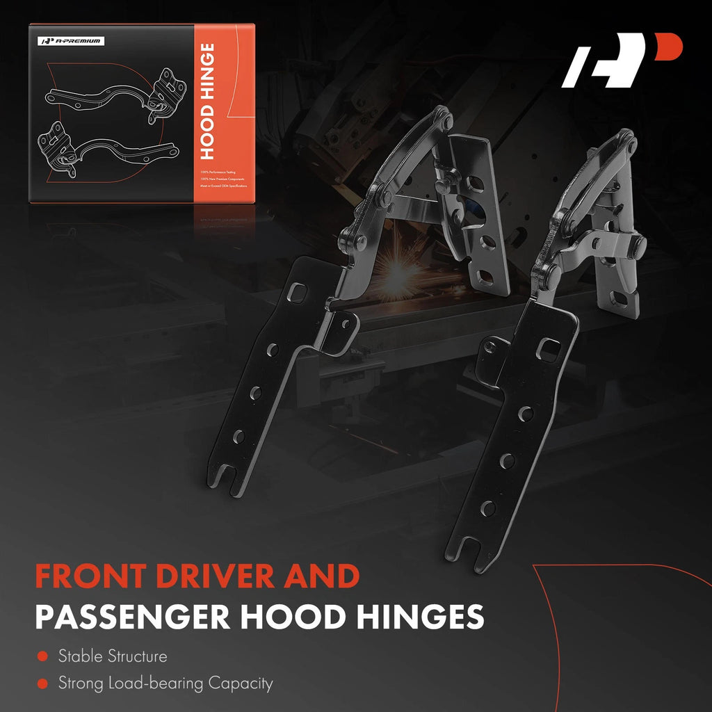 2X Hood Hinges for BMW E65 745i 745Li 750i 760i Alpina B7 (2002–2008)