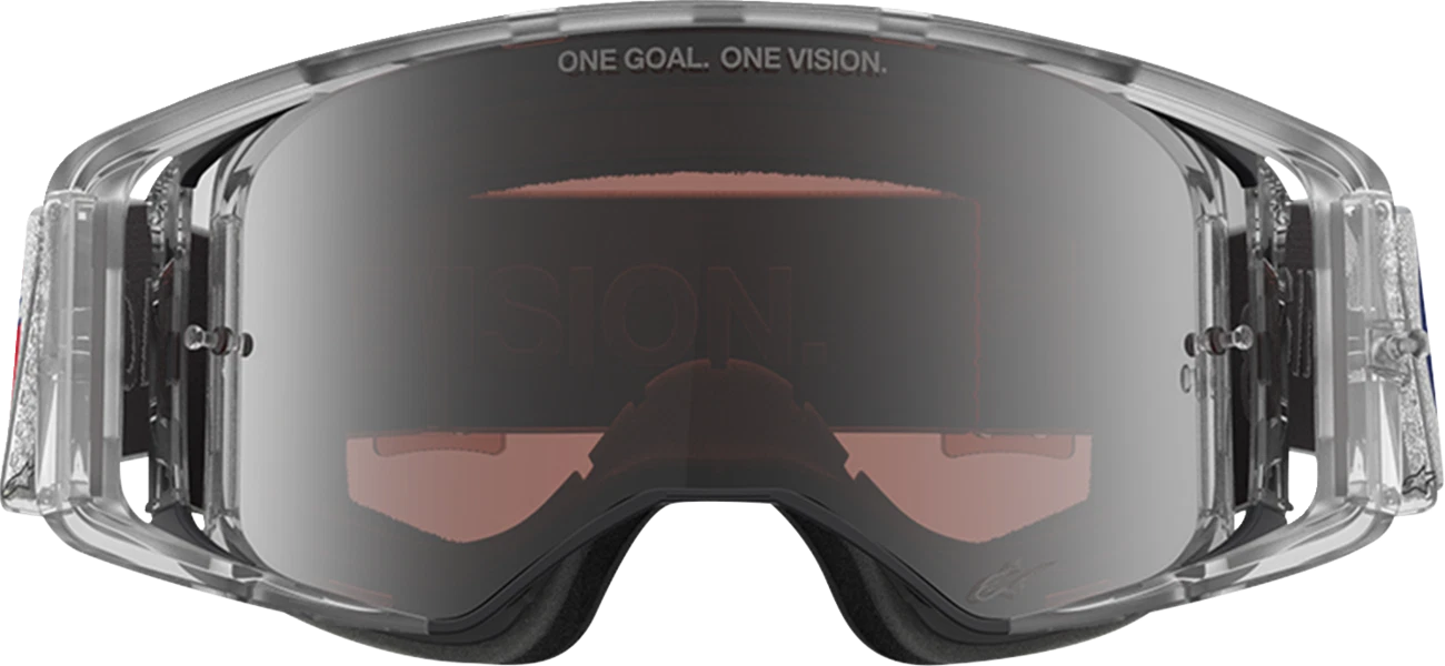 Supertech Goggles for ALPINESTARS (Merica 25) - Red/Blue/Silver/Copper