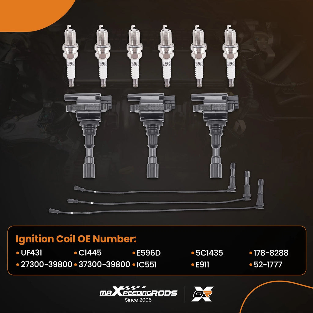 Ignition Coil & Spark Plug Wireset for Kia Sorento (2003-2006)