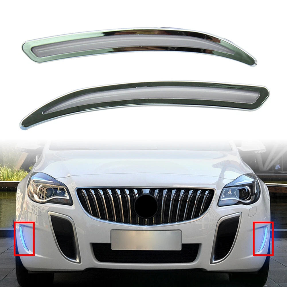2X DRL LED Daytime Running Lights w/ Turn Signal for Buick Regal GS (2008–2017)