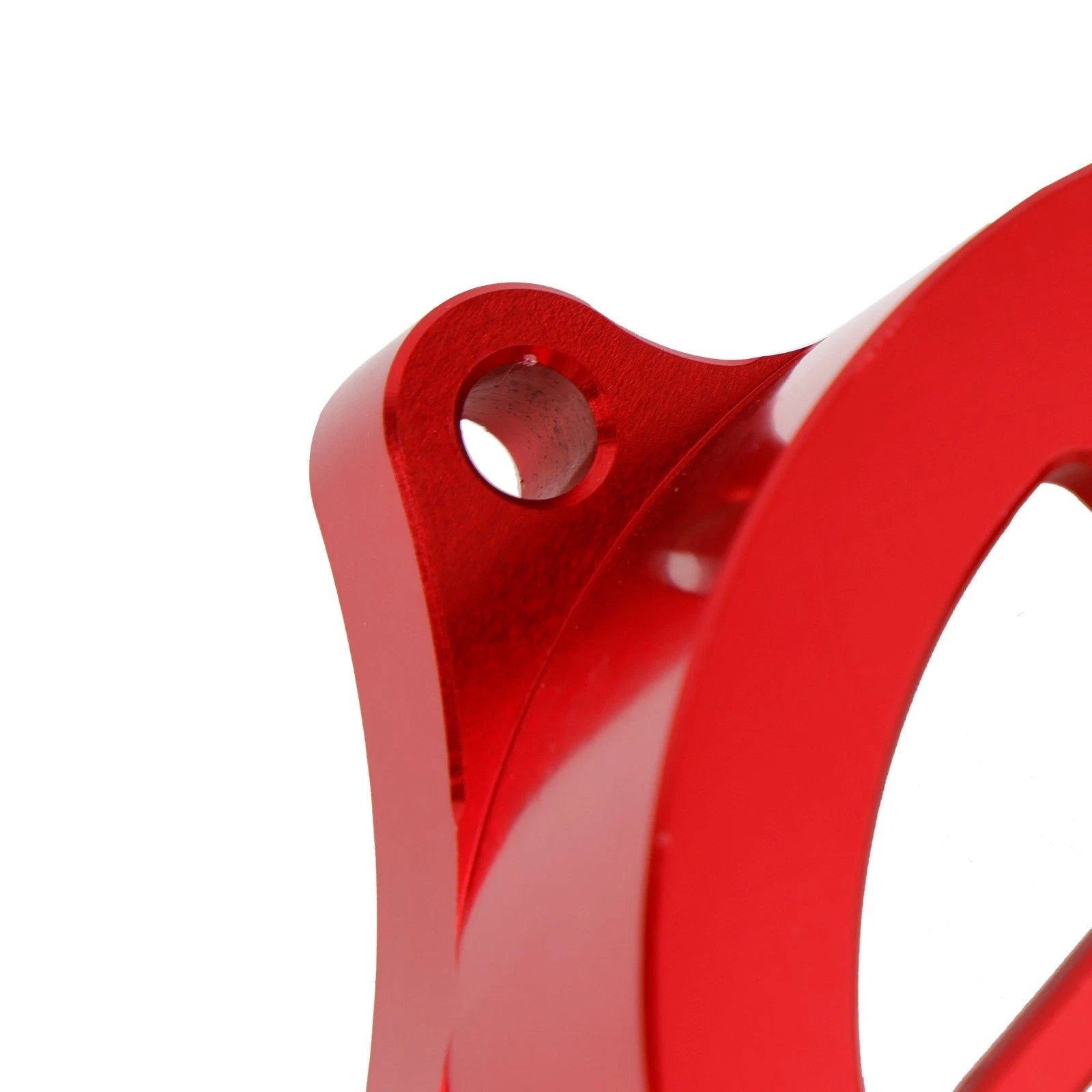 Sprocket Guard Cover for Yamaha YZ125 (1993–2004) - Aluminum, Red