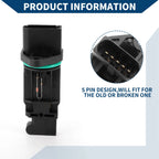 Mass Air Flow Sensor for VW Audi (1 Pcs)
