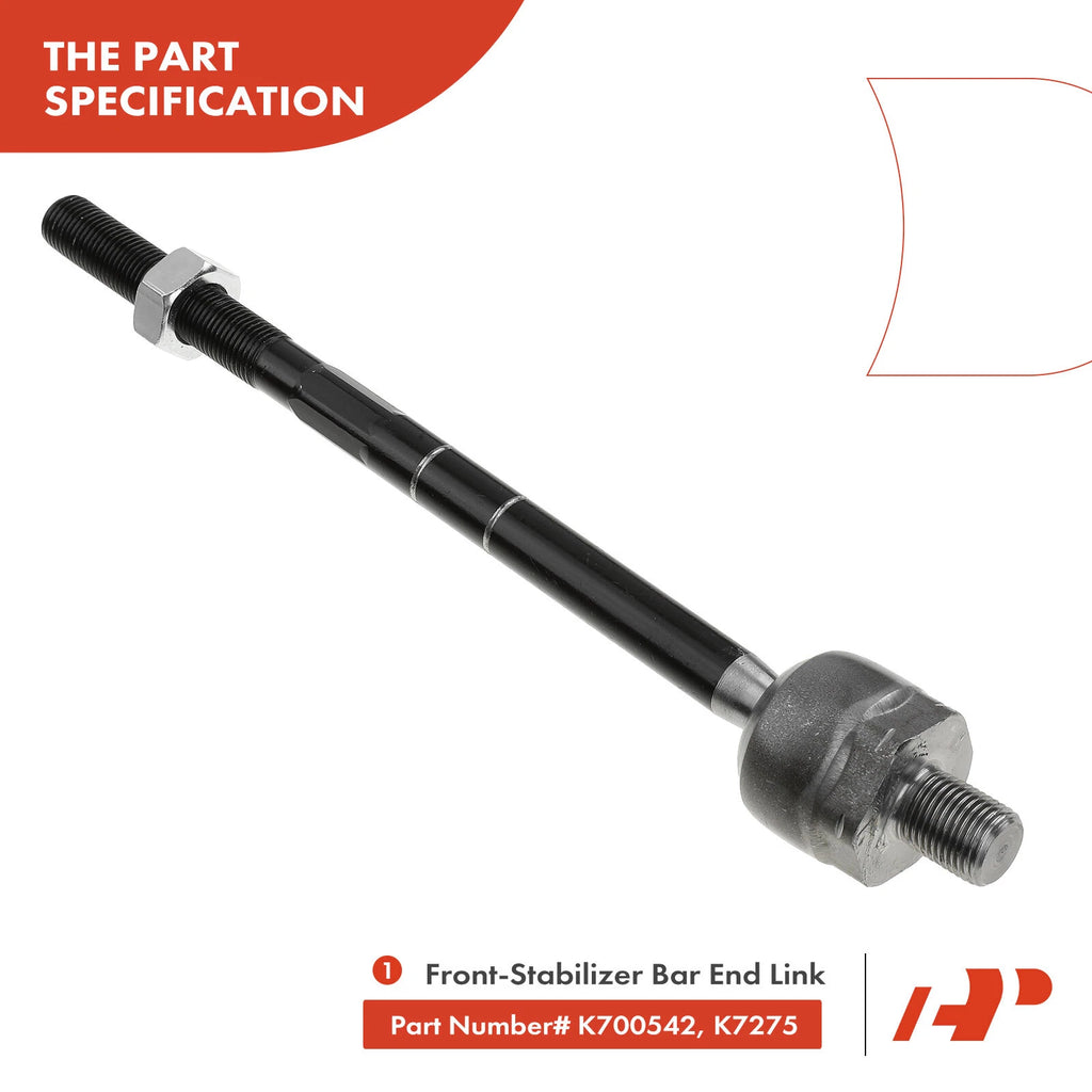 Set of 8 Front Sway Bar Tie Rod Ball Joints for Ford Explorer Ranger