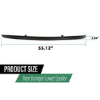 Rear Bumper Lower Spoiler Valance for Tesla Model 3 (2017–2023)