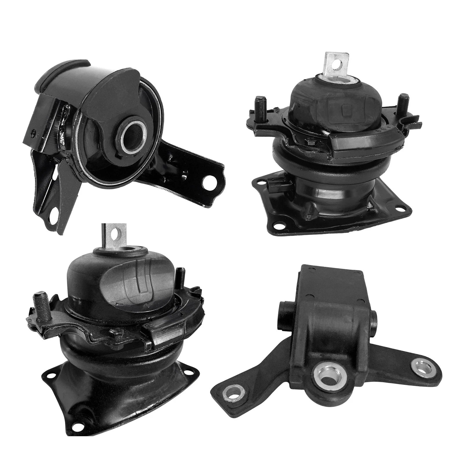 4X Hydraulic Motor & Trans Mount Set for Honda Odyssey (2011–2013)