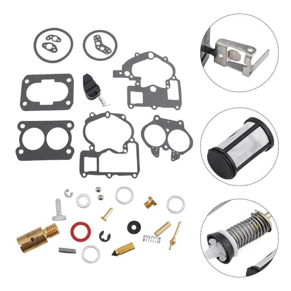 Complete Carburetor Kit for Mercruiser Marine Engines (3.0L, 4.3L, 5.0L, 5.7L)