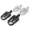 Wide Foot Pegs for Harley Dyna Sportster Iron 883 Fatboy (2000–2023)