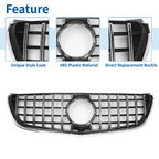 Front Upper Bumper Grille for Mercedes-Benz V-Class (2015–2023) Chrome