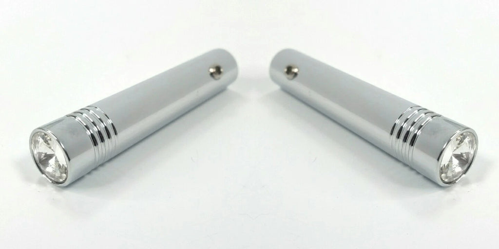 Toggle Switch Extension Pair for Peterbilt Clear Jewell 2 1/4 Inch Chrome ( )
