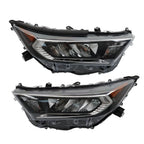 Headlight Projector Pair for Toyota RAV4 (2019–2022) Chrome Clear Lens LED