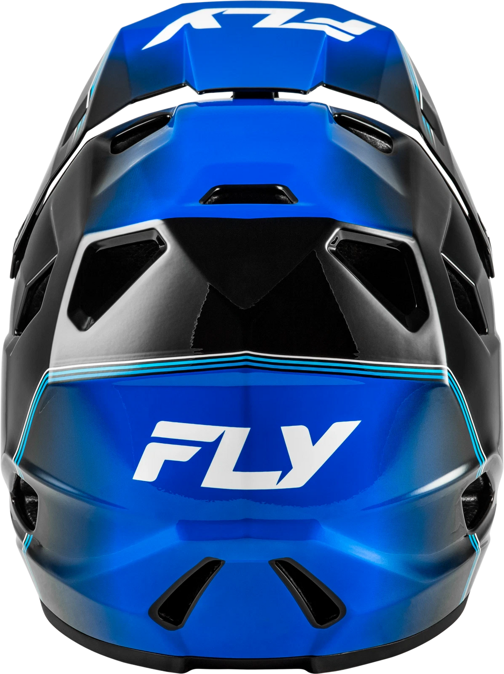 Fly Racing Rayce Repeat Full-Face Helmet for Bicycle (Large, Black/Blue)