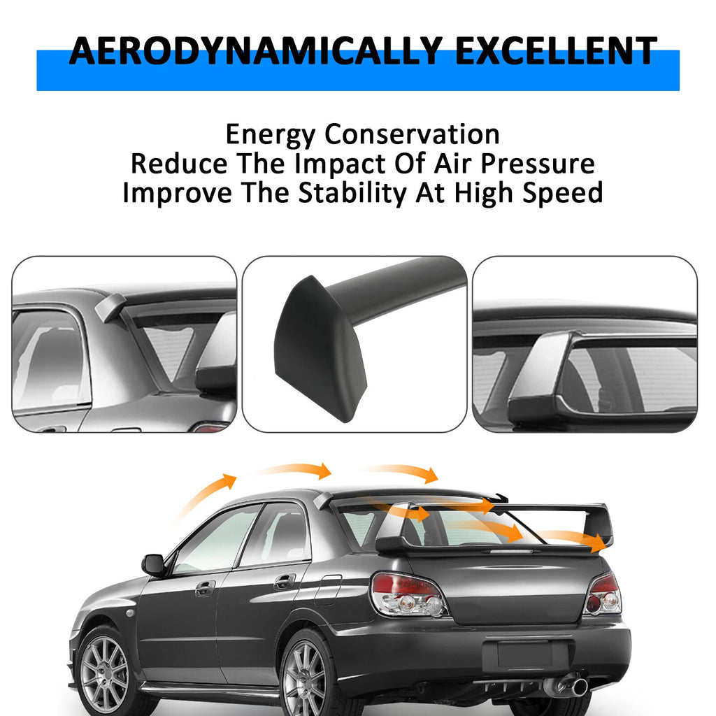 STI Style Rear Window Roof Spoiler for Subaru Impreza WRX (2002–2007)