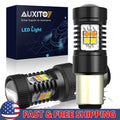 2X LED 1157 Turn Signal Switchback Bulbs for Make Model