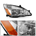 Headlights for Honda Accord (2003-2007) Pair Chrome Housing