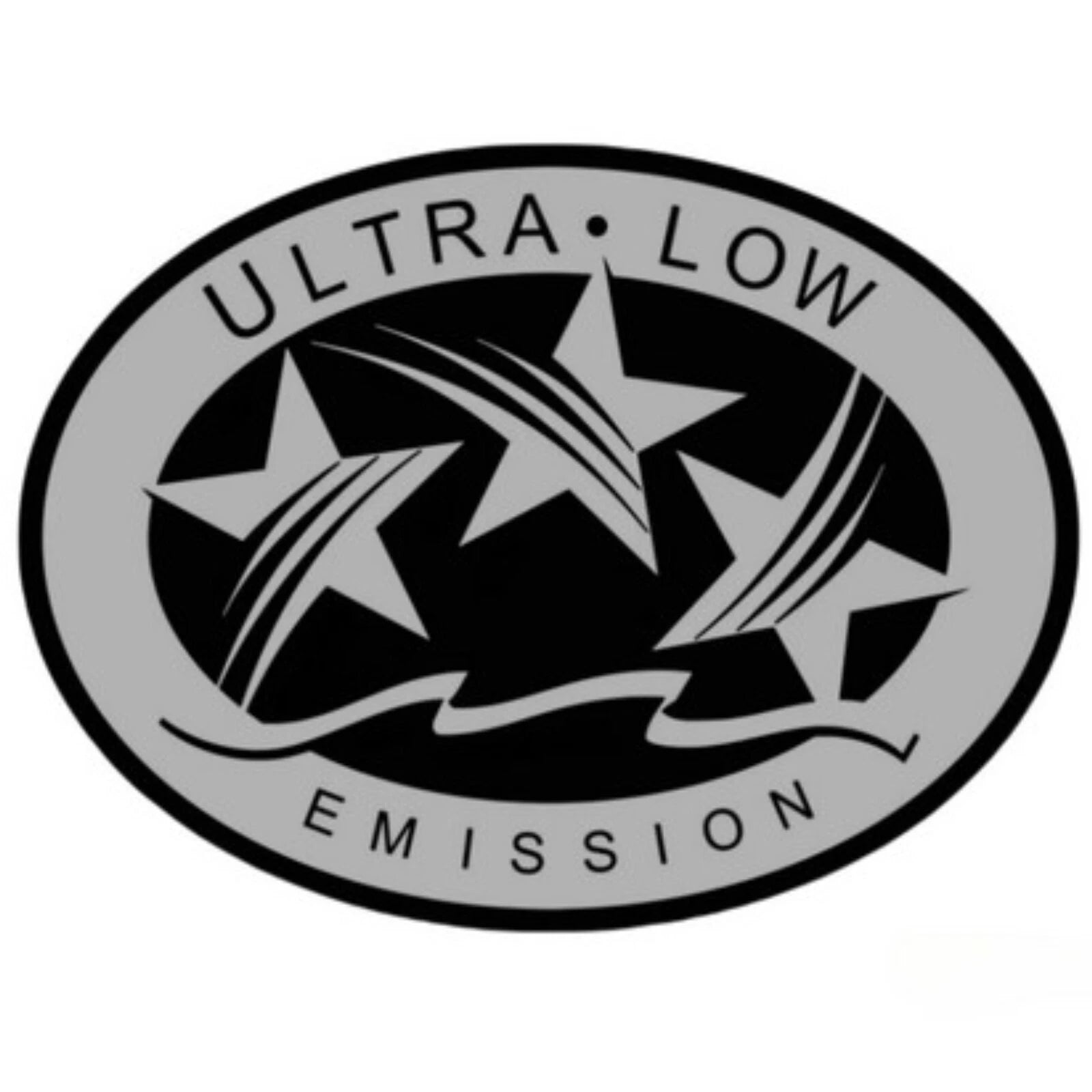 Outboard Graphic Sticker Decal for California DOT (3 Star) - Silver