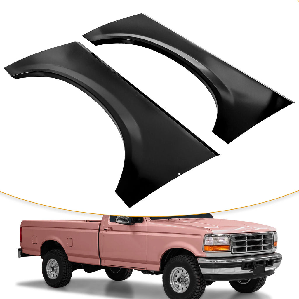 Pair Rear Wheel Arch Repair Patch Panel for Ford F-150 F-250 F-350 Bronco (1987–1996)