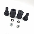 Frame Sliders for Kawasaki Ninja ZX6R ZX636E ZX636F (2013–2014) No Cut Black