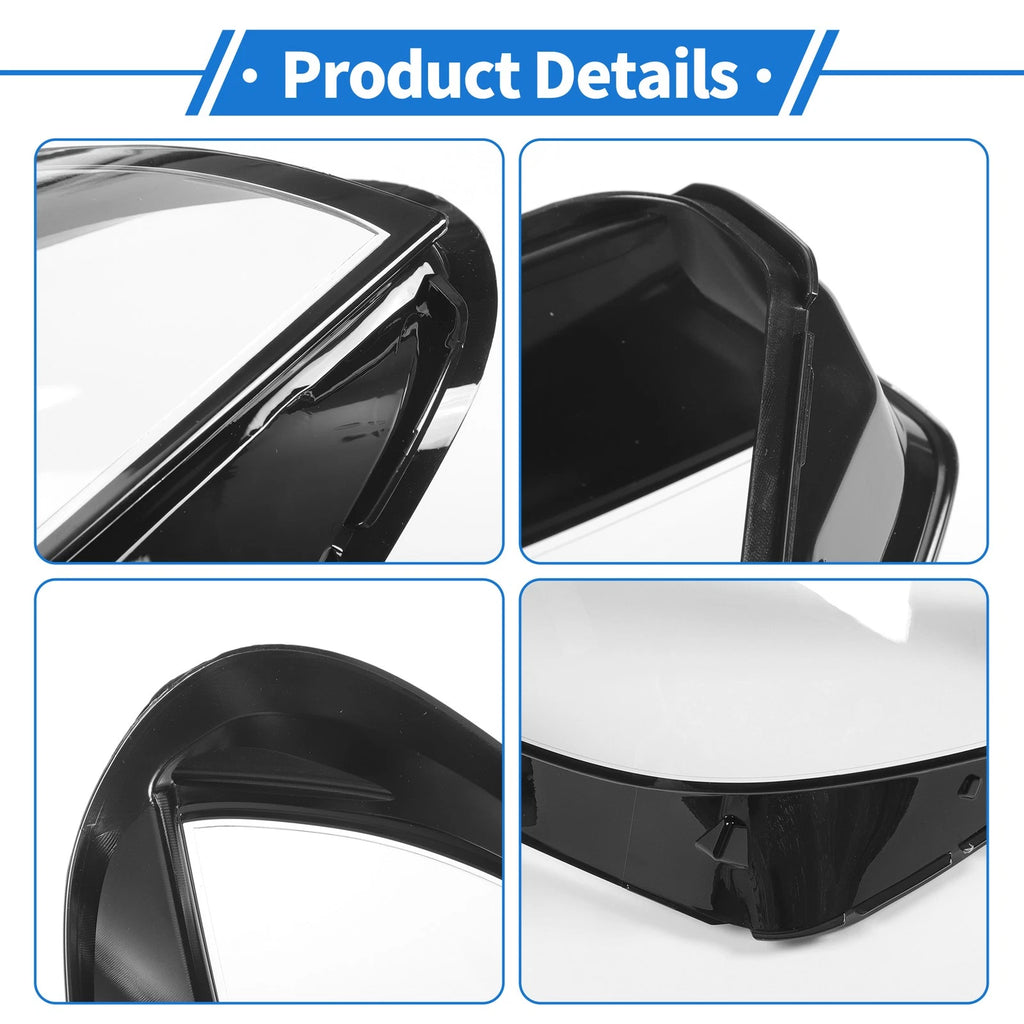 1 Pcs Headlight Lens Cover for BMW X5 G05/X6 (2019–2021) PC Clear