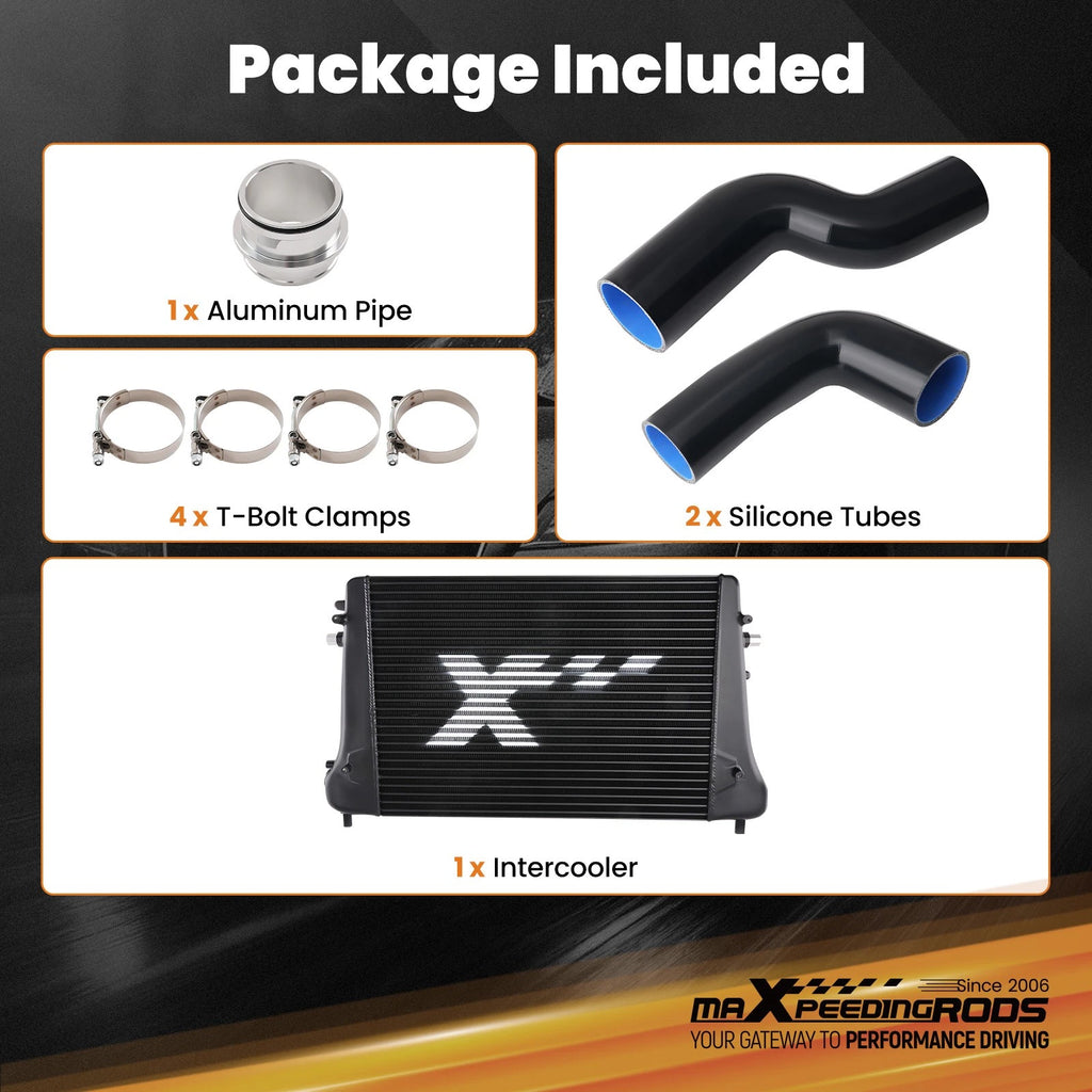 Turbo Intercooler Kit for Audi S3 / VW Golf GTI MK7 2.0T 1.8T EA888 (2015–2021)