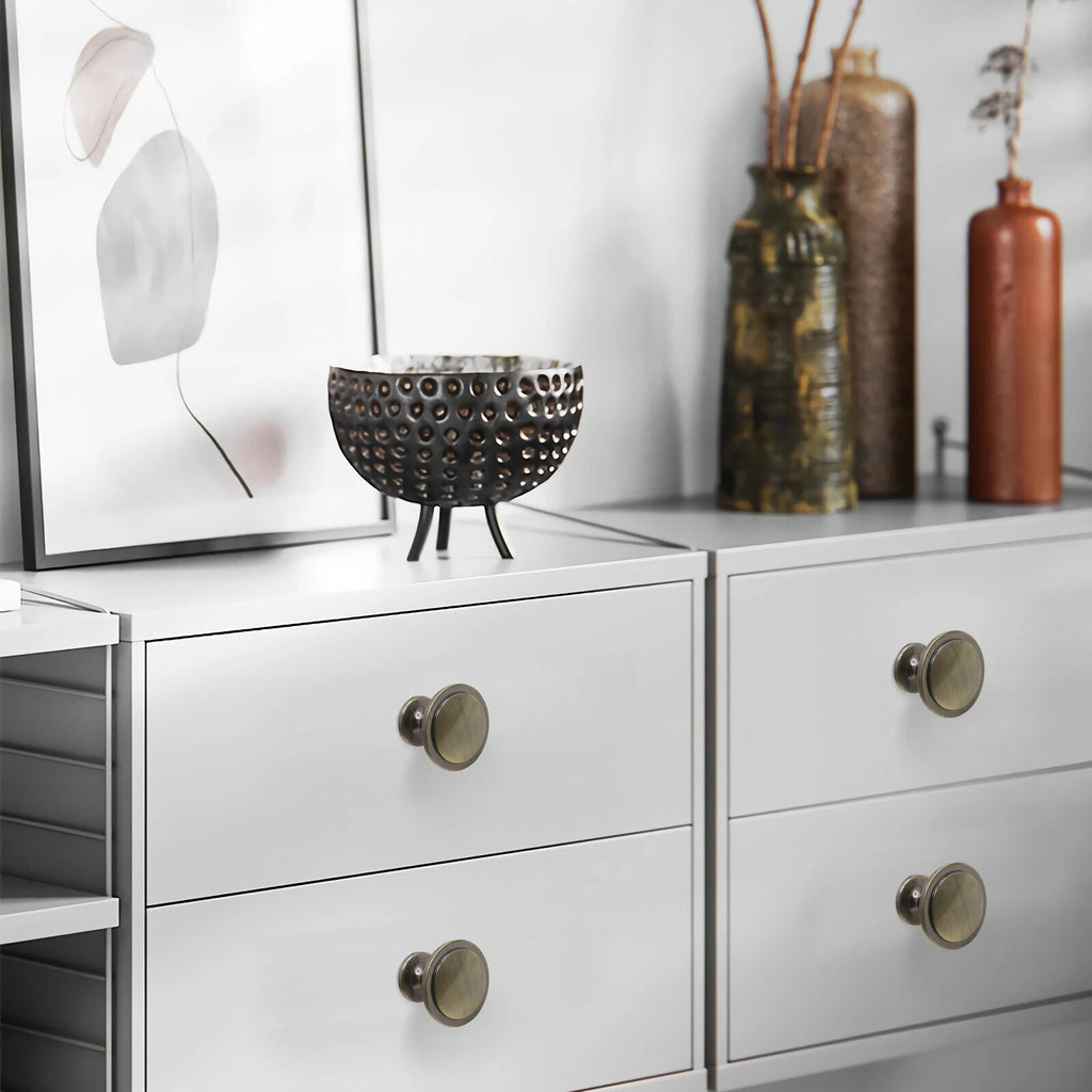 4X Cabinet Knobs for Dresser Drawers (Universal Fit)