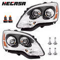 Projector Headlights for GMC Acadia (2007–2012) Left+Right Clear