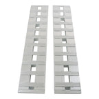 Set of 2 Aluminum Trailer Ramps 60" x 12" for Car ATV Truck