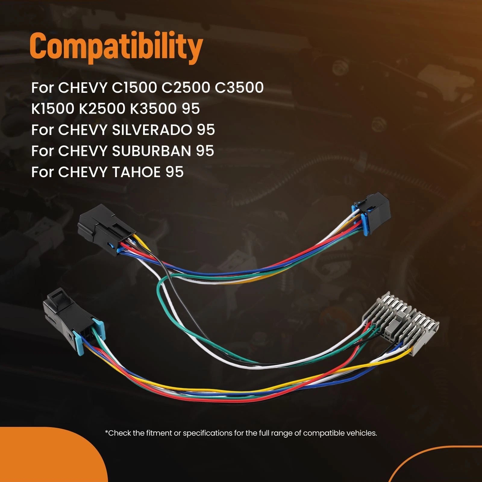 Climate Control Wire Adapter for Chevy C1500 K1500 GMC C1500 K1500 (1995) 1572548