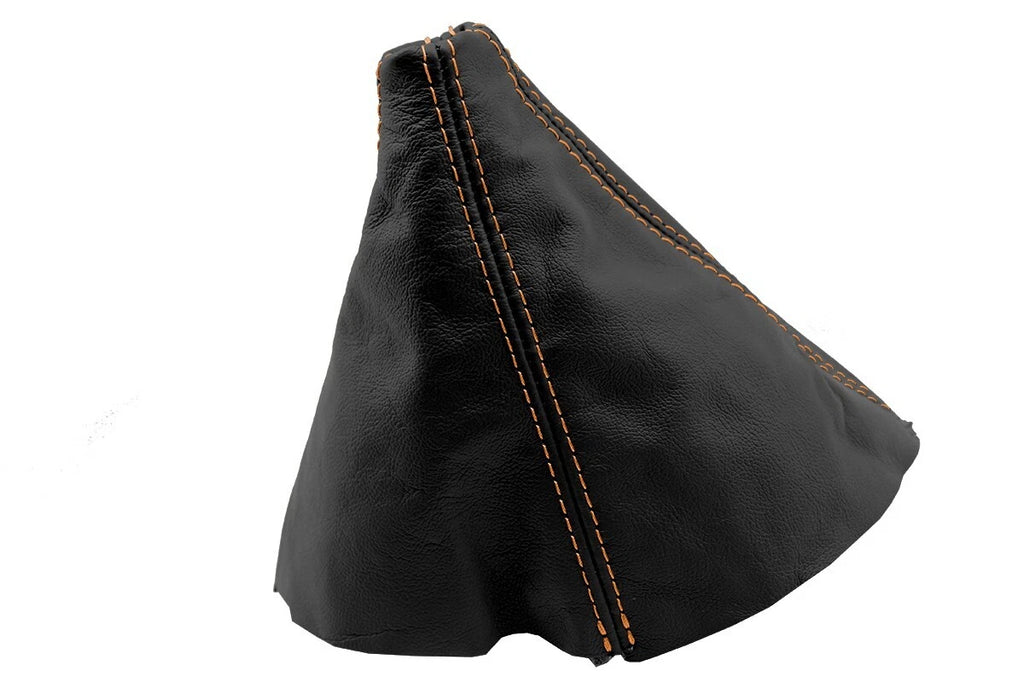 Leather Manual Shift Boot Cover for Acura Integra (1994–2001) Orange Stitch