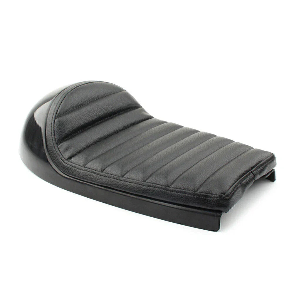 Universal Cafe Racer Seat Pan Vintage Cushion for Scrambler Black