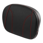 Red Stitching Sissy Bar Backrest Pad for Harley Street Road Glide